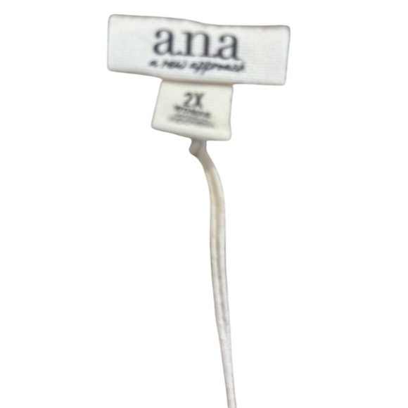 A.N.A. A New Approach Sherpa Size 2X Cream Long Sleeve 3 Button Pullover NWT - Picture 2 of 6